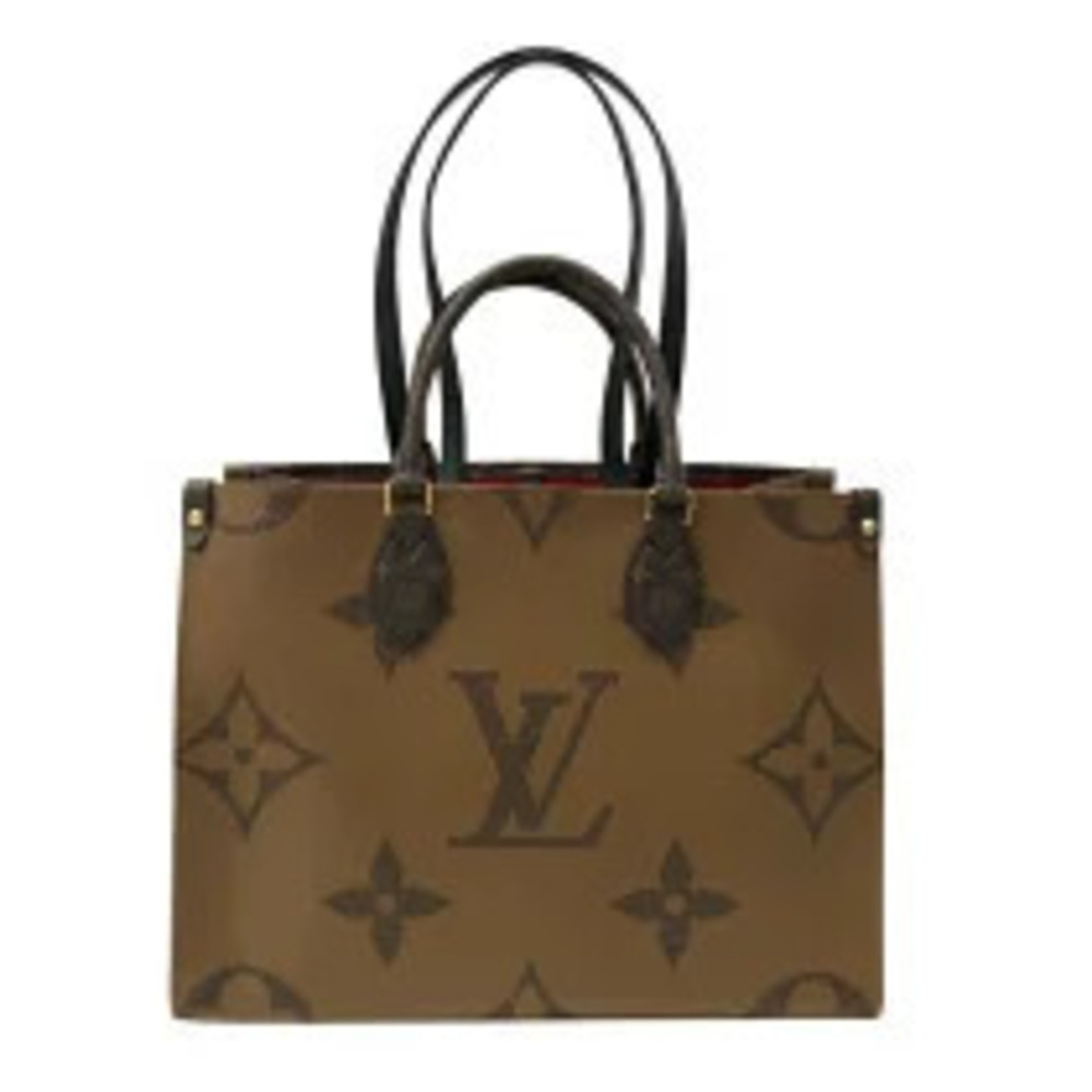 Louis Vuitton On The Go Brown Monogram Giant Reverse Tote Bag